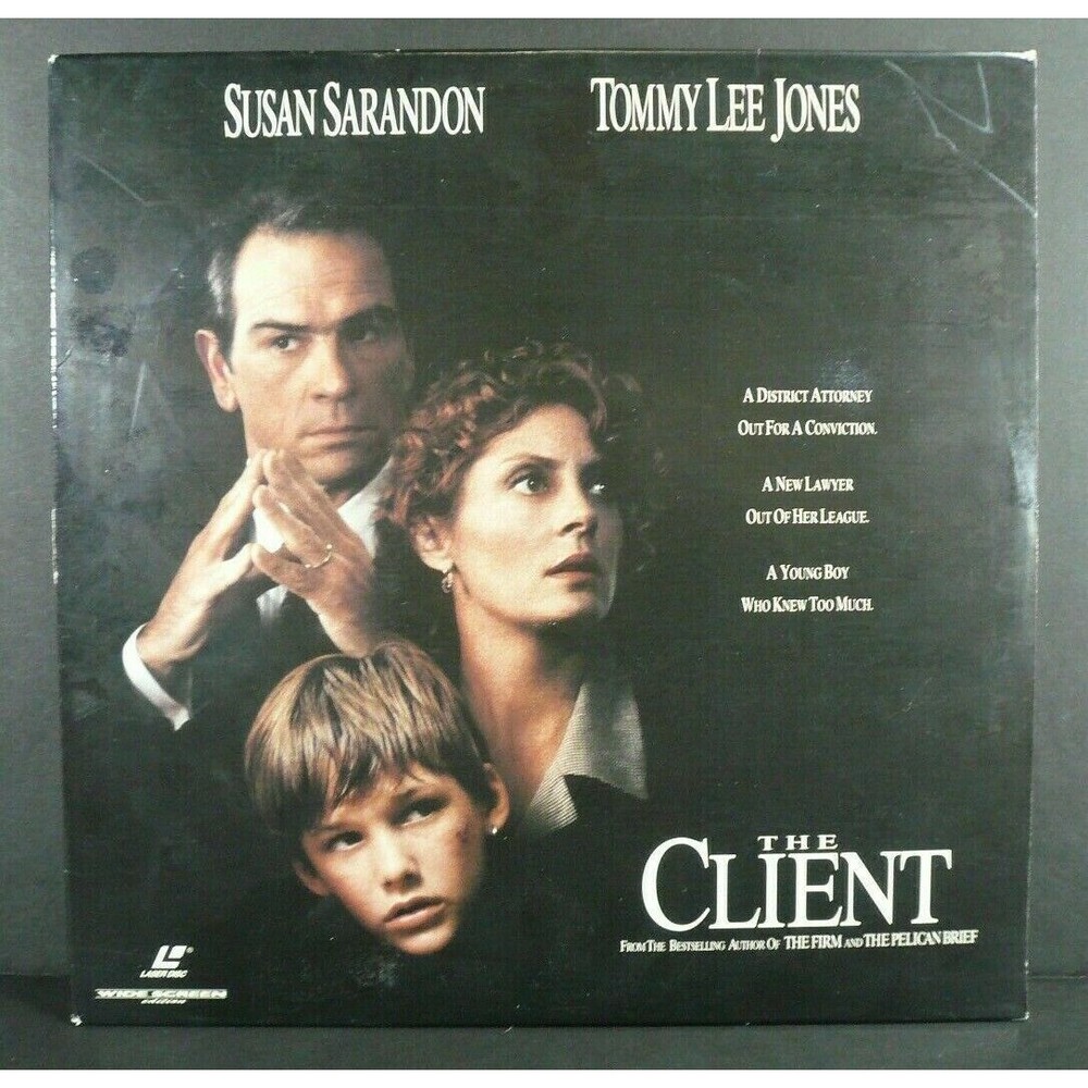 The Client - Susan Sarandon, Tommy Lee Jones 1994 - Laser Disc